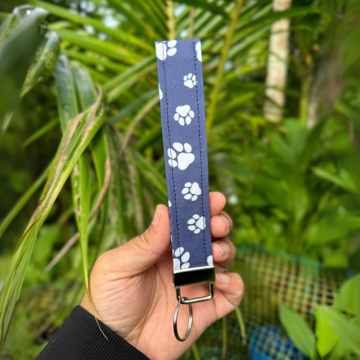 Dog Paws Key Fob Wristlet